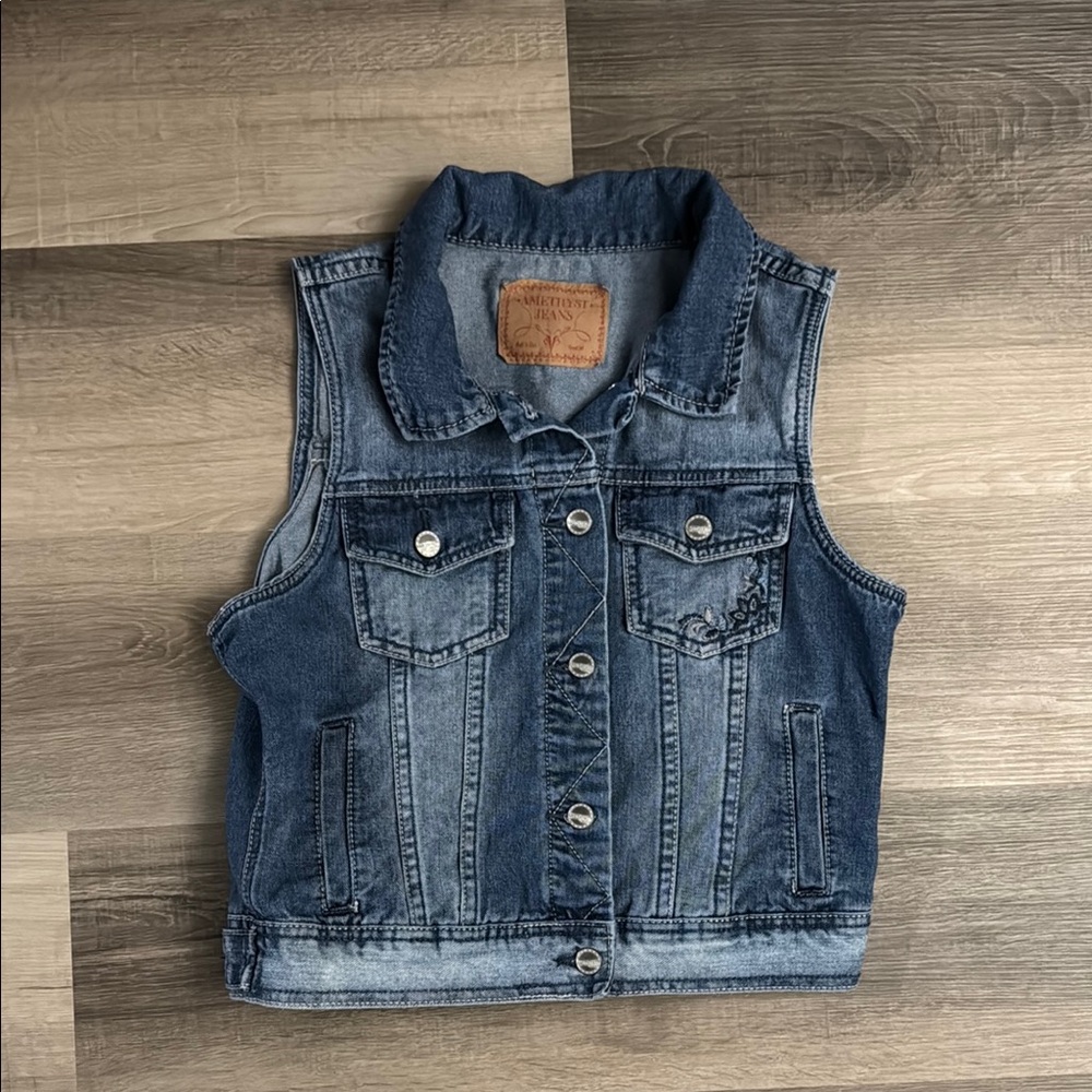 Amethyst Jeans Denim Vest